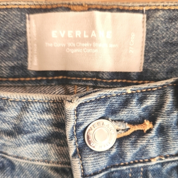NWT Everlane The Curvy 90s Straight Jean, Size 27 Crop - Picture 5 of 13